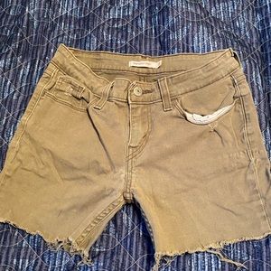 Levi’s Green Shorts